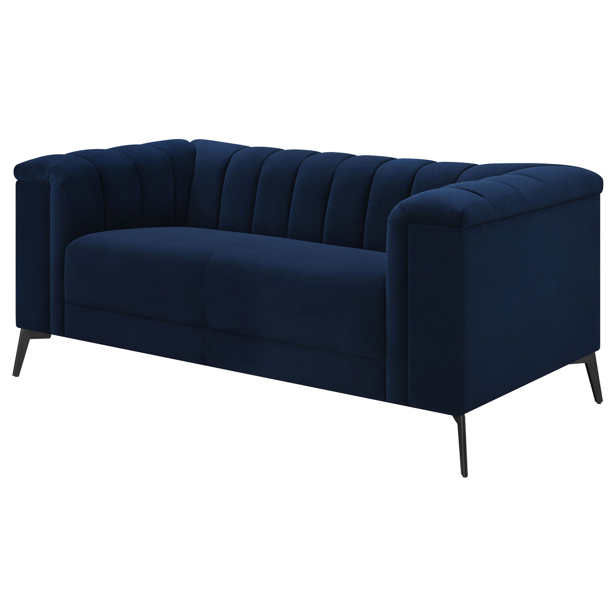 Loveseat - Chalet Tuxedo Arm Loveseat Blue