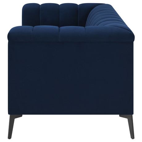 Loveseat - Chalet Tuxedo Arm Loveseat Blue