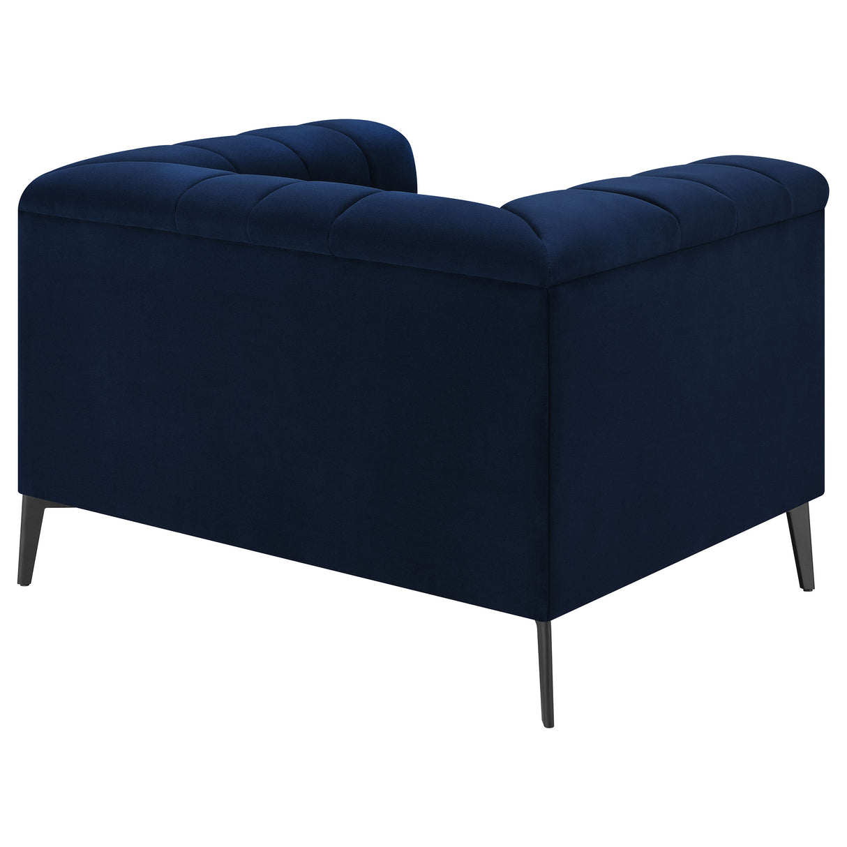 Chair - Chalet Tuxedo Arm Chair Blue