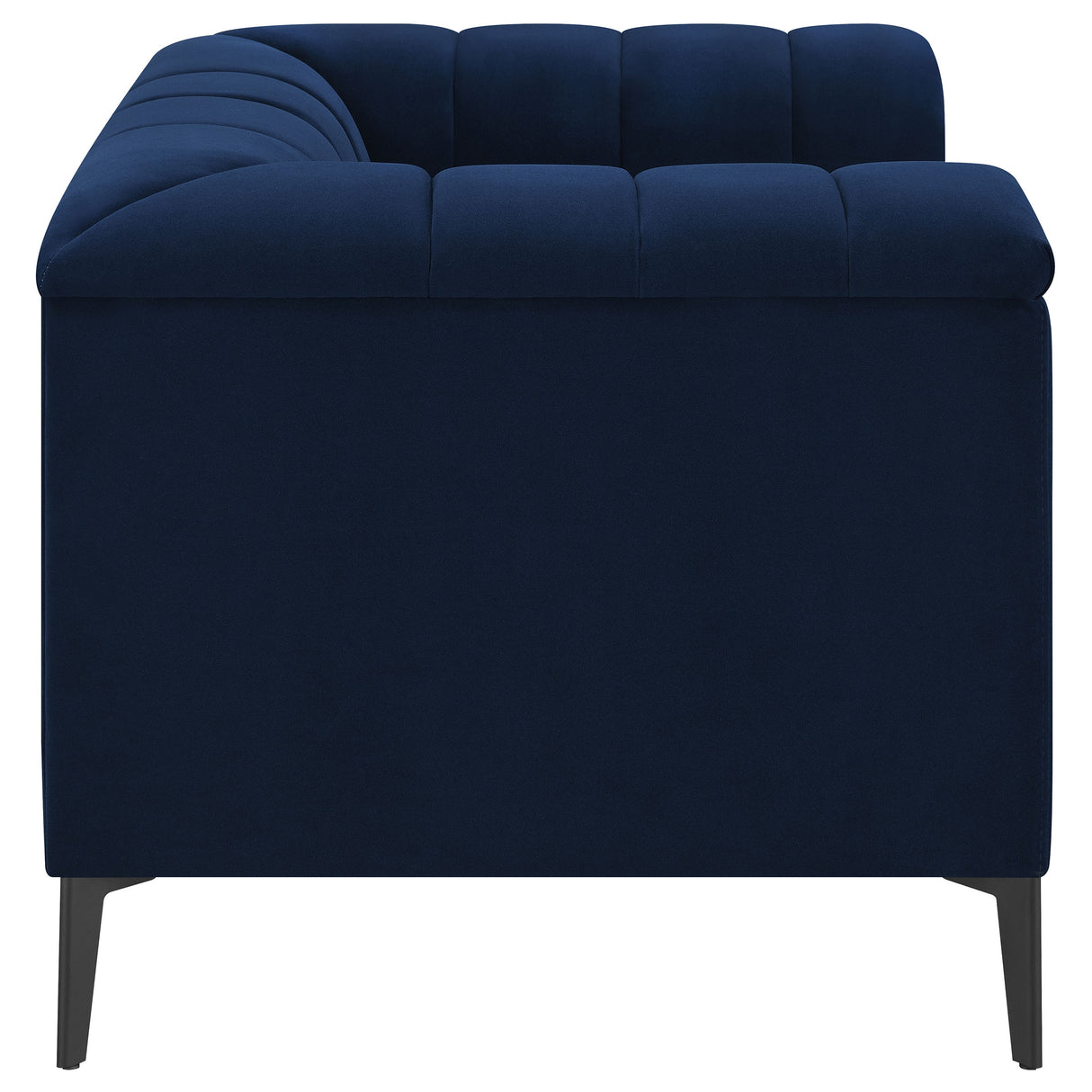 Chair - Chalet Tuxedo Arm Chair Blue