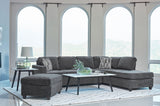 Sectional - Mccord 2-piece Cushion Back Sectional Dark Grey