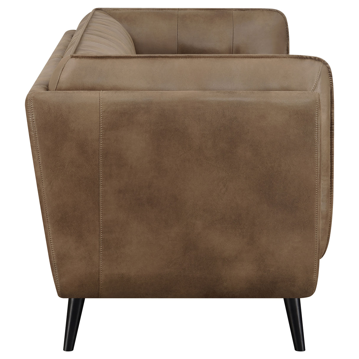 Sofa - Thatcher Upholstered Button Tufted Sofa Brown