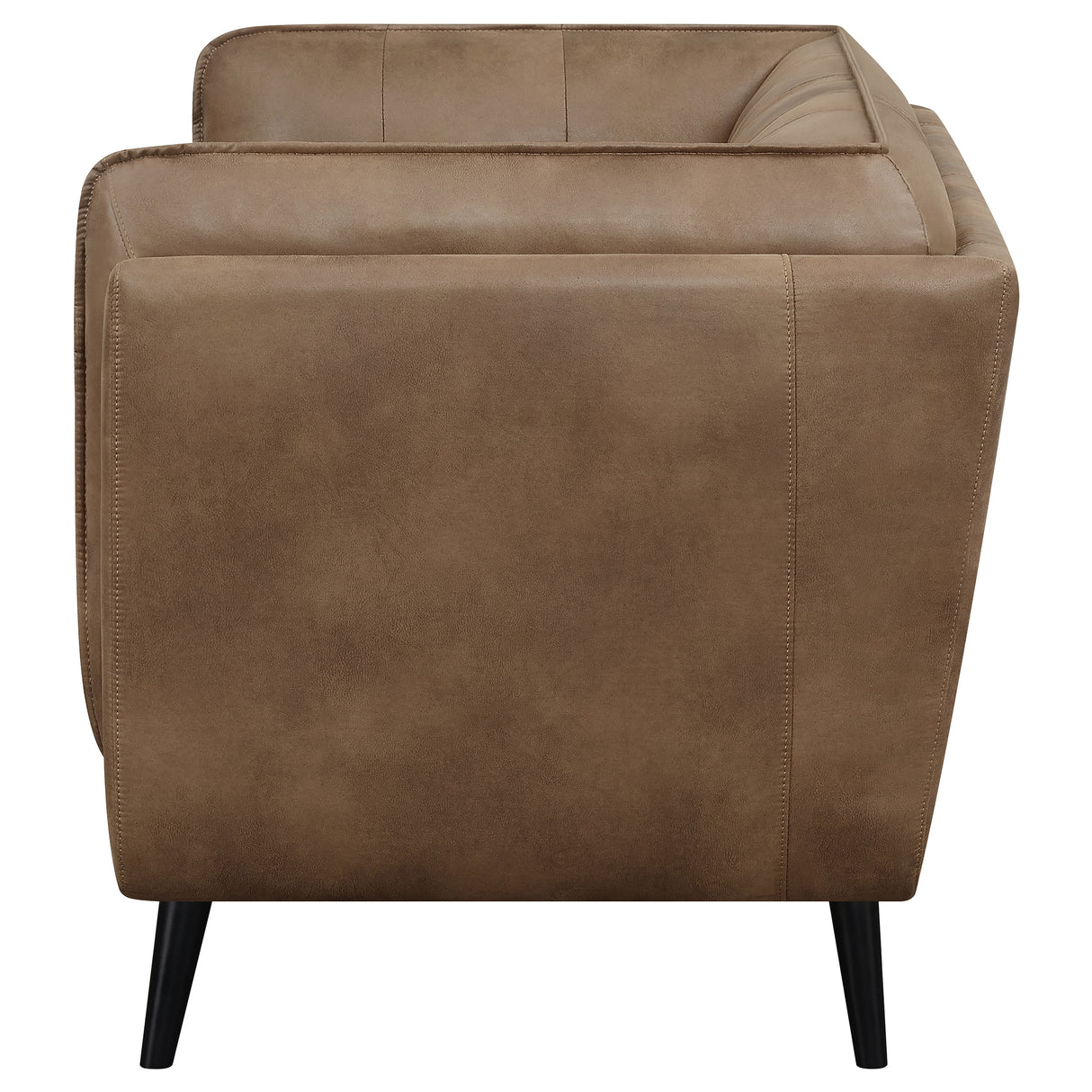 Loveseat - Thatcher Upholstered Button Tufted Loveseat Brown