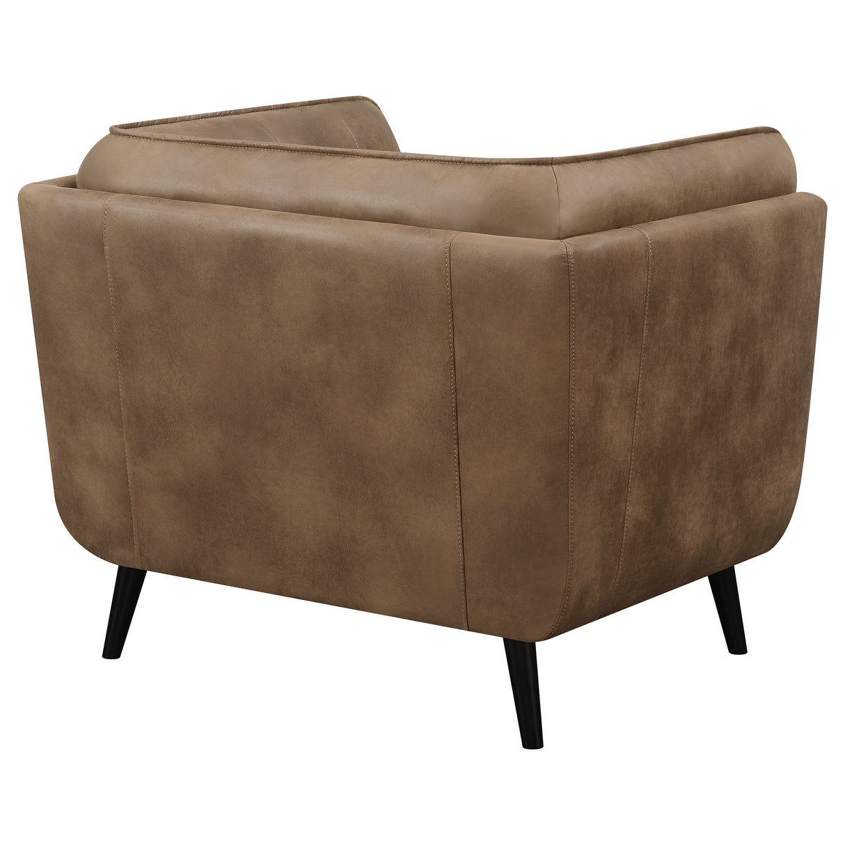 Chair - Thatcher Upholstered Button Tufted Chair Brown