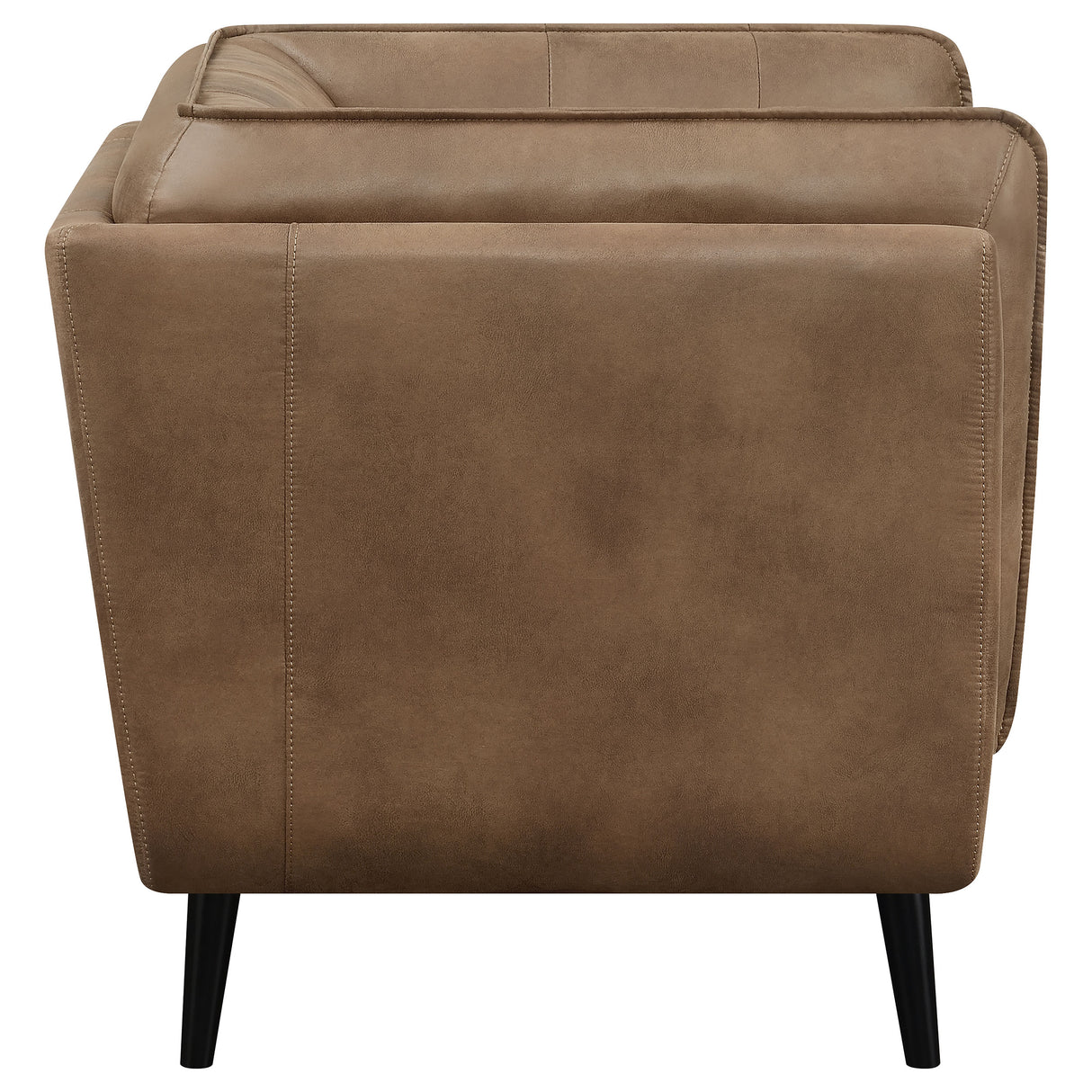 Chair - Thatcher Upholstered Button Tufted Chair Brown