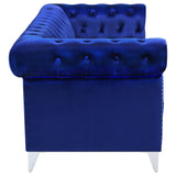 Bleker 2 - piece Tuxedo Arm Living Room Set Blue | Coaster | Home Elegance USA