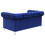 Bleker 2 - piece Tuxedo Arm Living Room Set Blue - 509481 - S2 - image - 9