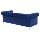 Bleker Tufted Tuxedo Arm Sofa Blue | Coaster | Home Elegance USA