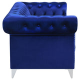 Bleker Tufted Tuxedo Arm Loveseat Blue | Coaster - 509482 - Home Elegance USA - 8