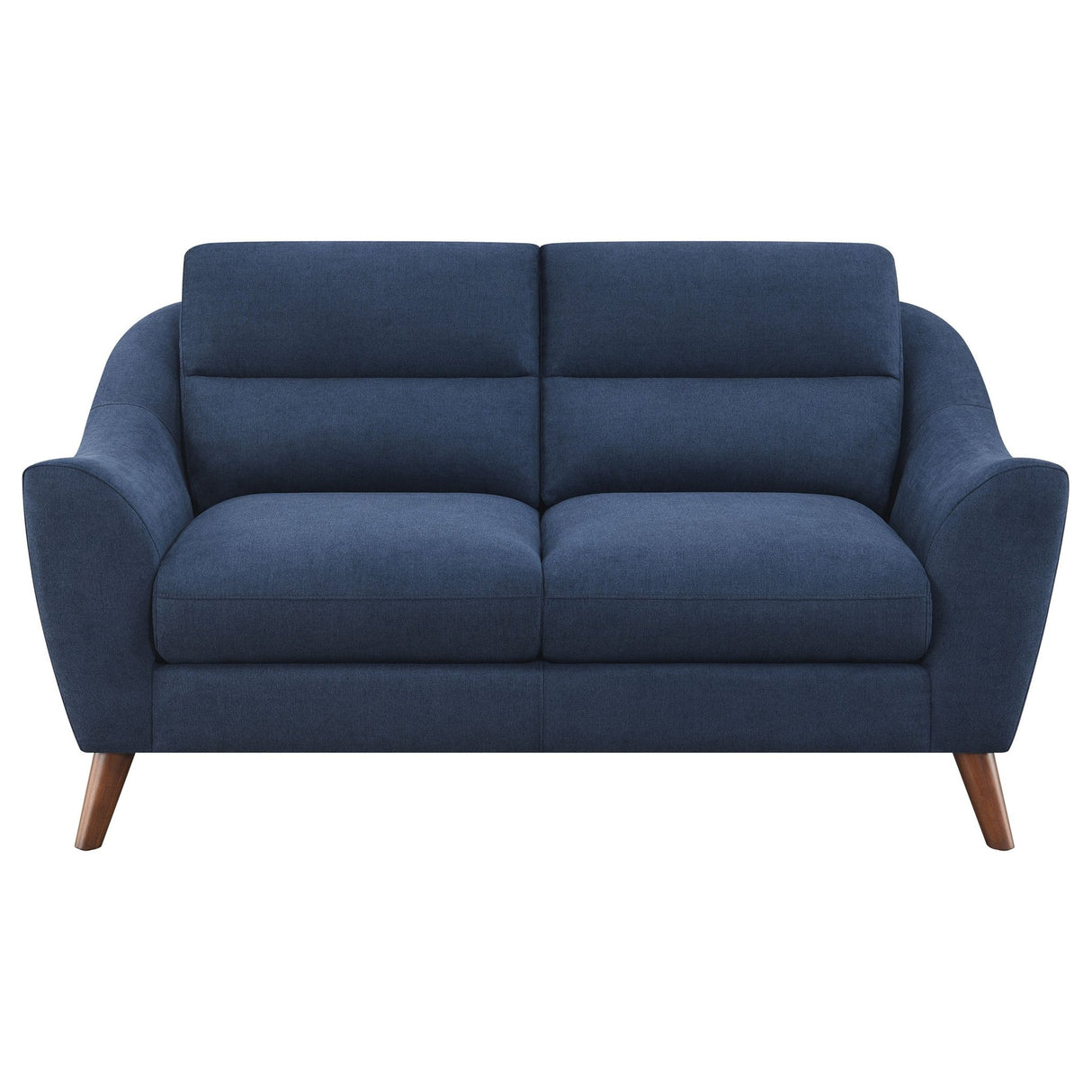 Gano 2 - piece Sloped Arm Living Room Set Navy Blue - 509514 - S2 - image - 8