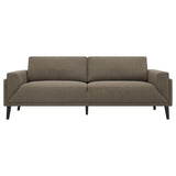 Sofa - Rilynn Upholstered Track Arms Sofa Brown