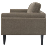 Sofa - Rilynn Upholstered Track Arms Sofa Brown