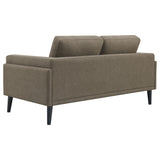 Loveseat - Rilynn Upholstered Track Arms Loveseat Brown