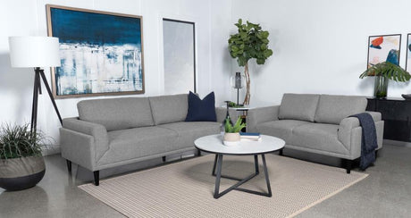 Rilynn 2 - piece Upholstered Track Arms Sofa Set Grey - 509524 - S2 - image - 1