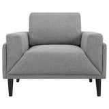 Chair - Rilynn Upholstered Track Arms Chair Grey