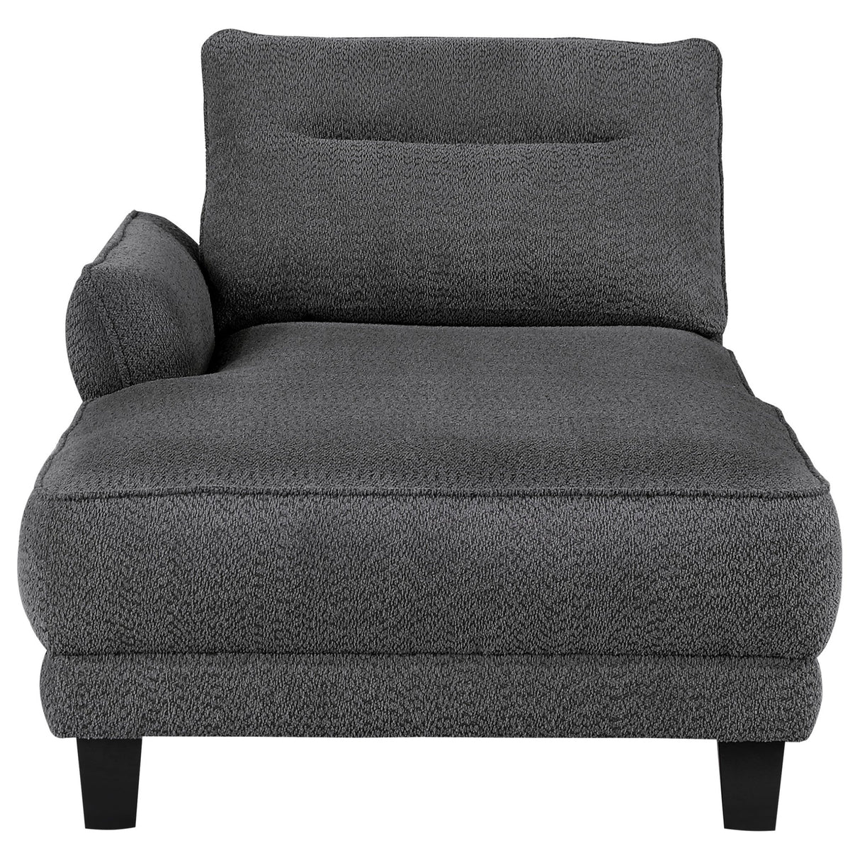 Caspian Upholstered Curved Arms Sectional Sofa Grey | Coaster - 509540 - Home Elegance USA - 6