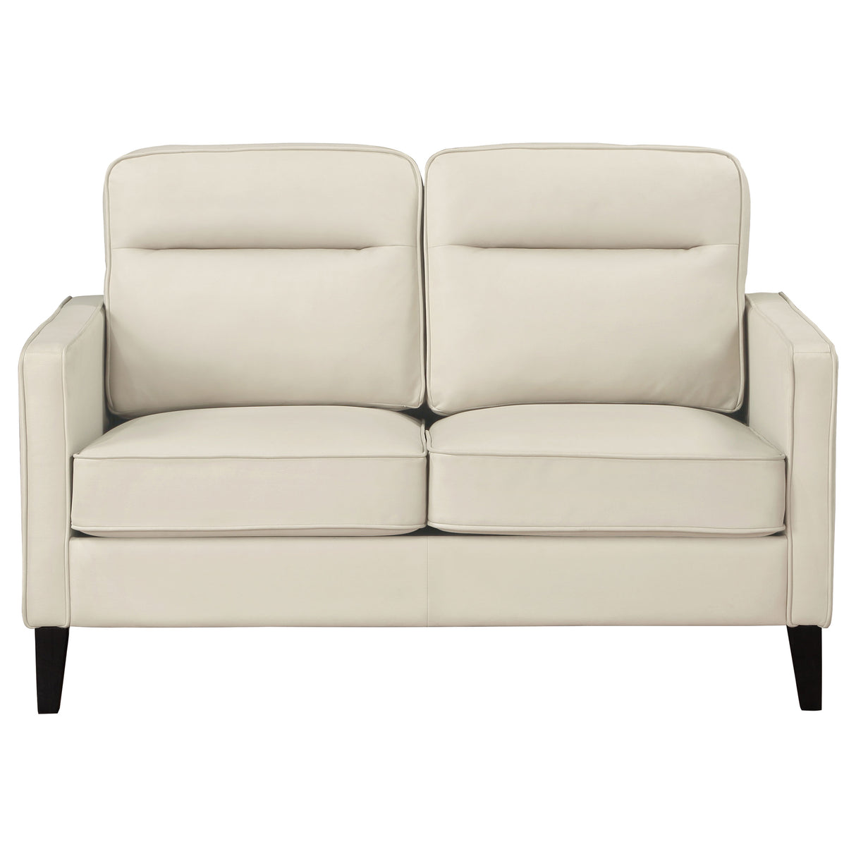 Sofa 3 Pc Set - Jonah 3-piece Upholstered Track Arm Sofa Set Ivory