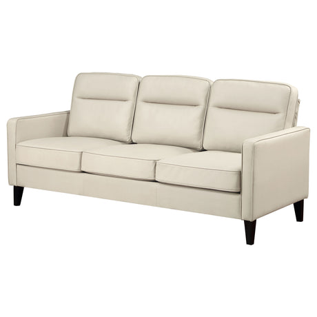 Sofa - Jonah Upholstered Track Arm Sofa Ivory