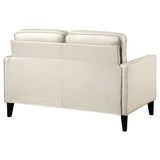 Loveseat - Jonah Upholstered Track Arm Loveseat Ivory