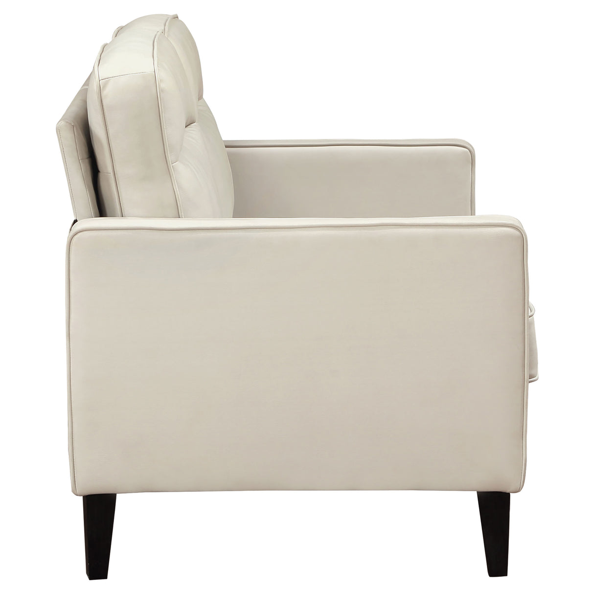 Loveseat - Jonah Upholstered Track Arm Loveseat Ivory