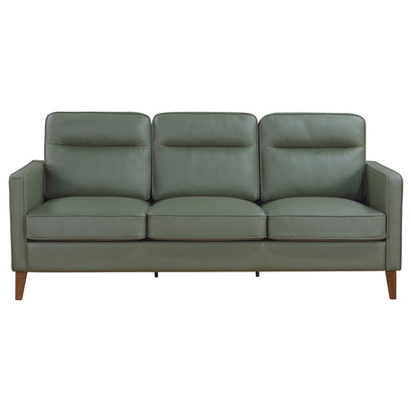 Sofa - Jonah Upholstered Track Arm Sofa Green