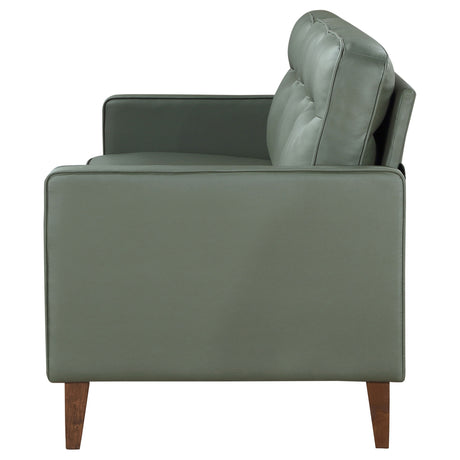 Sofa - Jonah Upholstered Track Arm Sofa Green