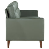 Sofa - Jonah Upholstered Track Arm Sofa Green