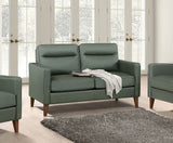 Loveseat - Jonah Upholstered Track Arm Loveseat Green