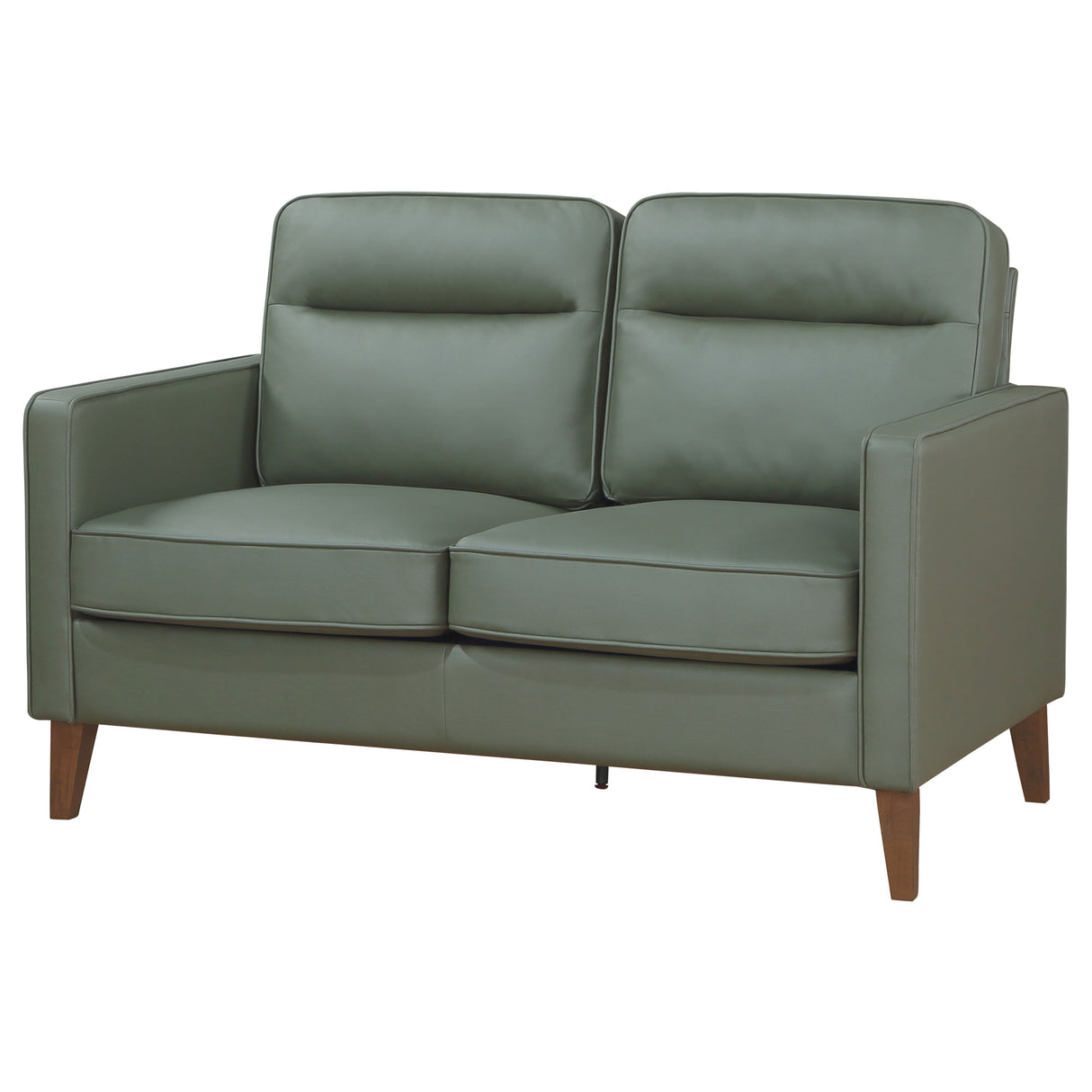 Loveseat - Jonah Upholstered Track Arm Loveseat Green