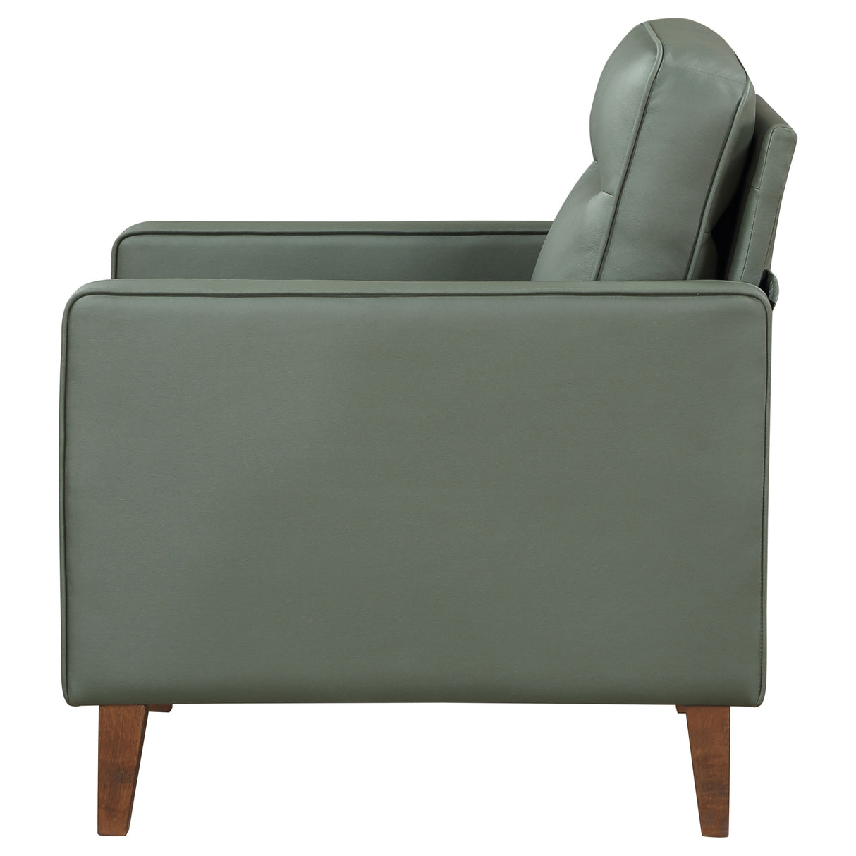 Chair - Jonah Upholstered Track Arm Accent Club Chair Green