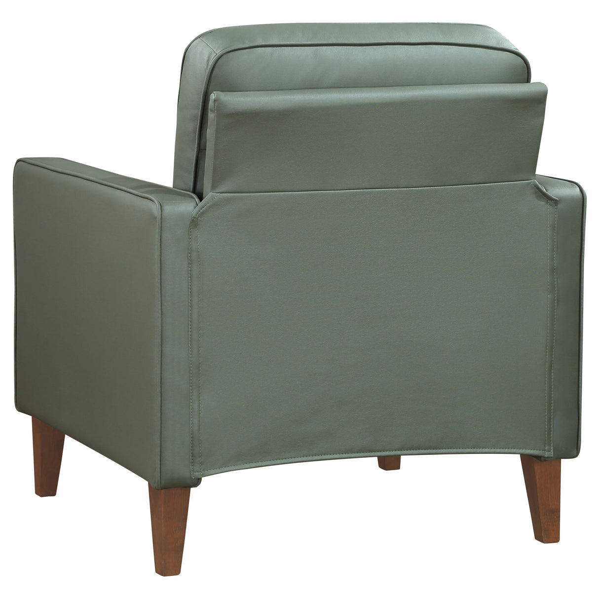 Chair - Jonah Upholstered Track Arm Accent Club Chair Green