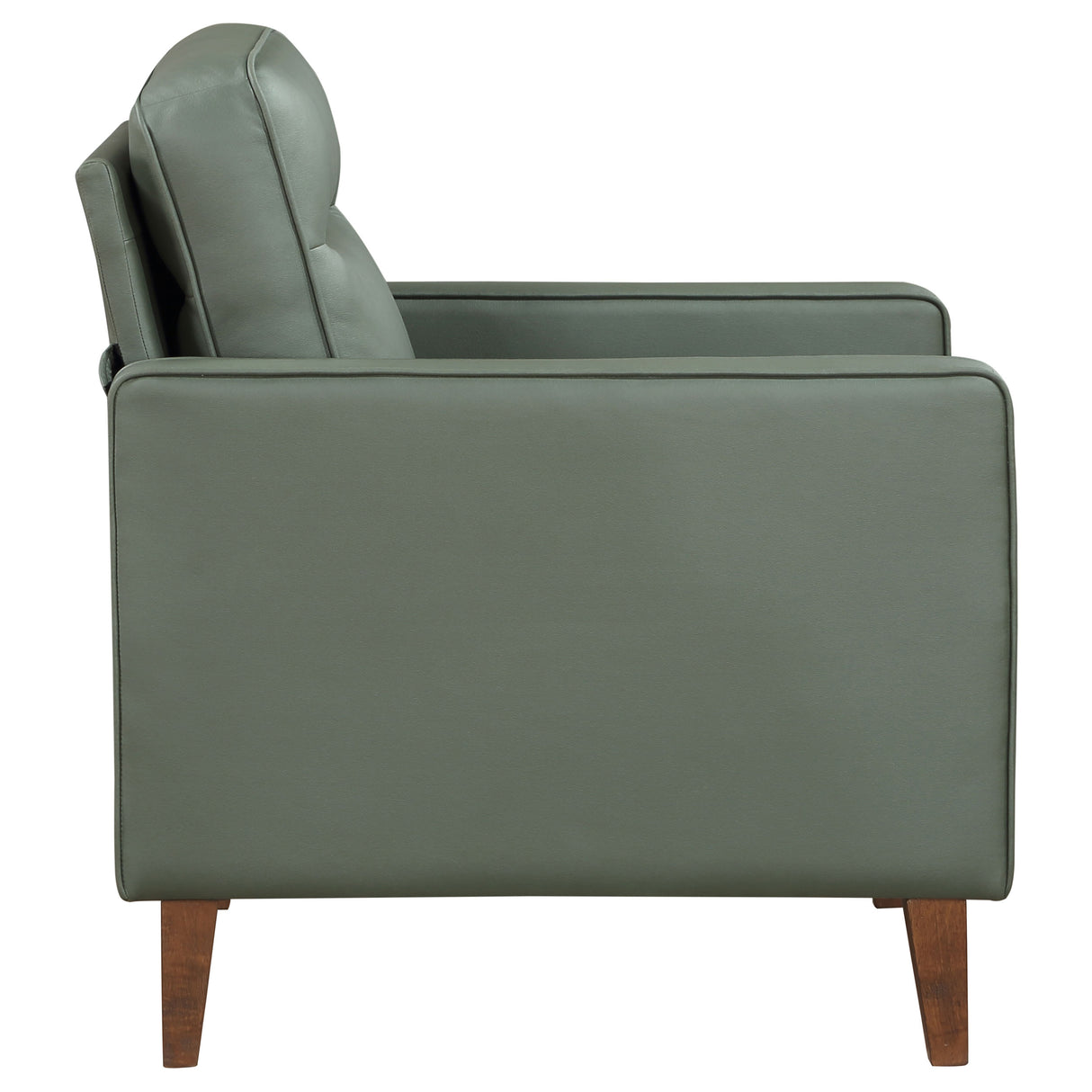 Chair - Jonah Upholstered Track Arm Accent Club Chair Green