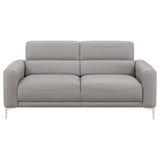 Sofa  - Glenmark Track Arm Upholstered Sofa Taupe