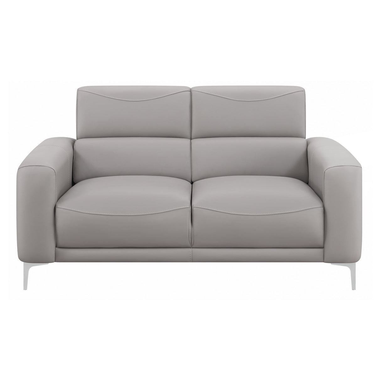 Loveseat - Glenmark Track Arm Upholstered Loveseat Taupe