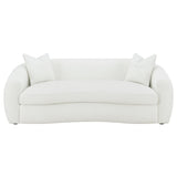 Isabella 2 - piece Upholstered Tight Back Living Room Set White - 509871 - S2 - image - 3