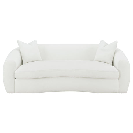 Isabella 2 - piece Upholstered Tight Back Living Room Set White - 509871 - S2 - image - 3