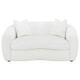 Isabella 2 - piece Upholstered Tight Back Living Room Set White - 509871 - S2 - image - 7