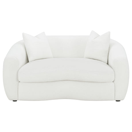 Isabella 2 - piece Upholstered Tight Back Living Room Set White - 509871 - S2 - image - 7