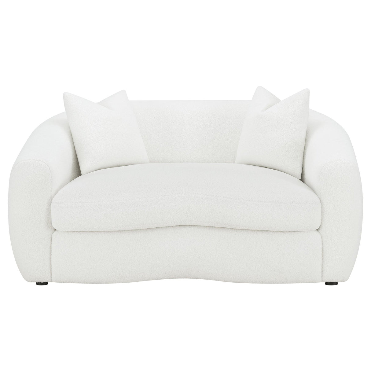 Isabella 3 - piece Upholstered Tight Back Living Room Set White | Coaster | Home Elegance USA