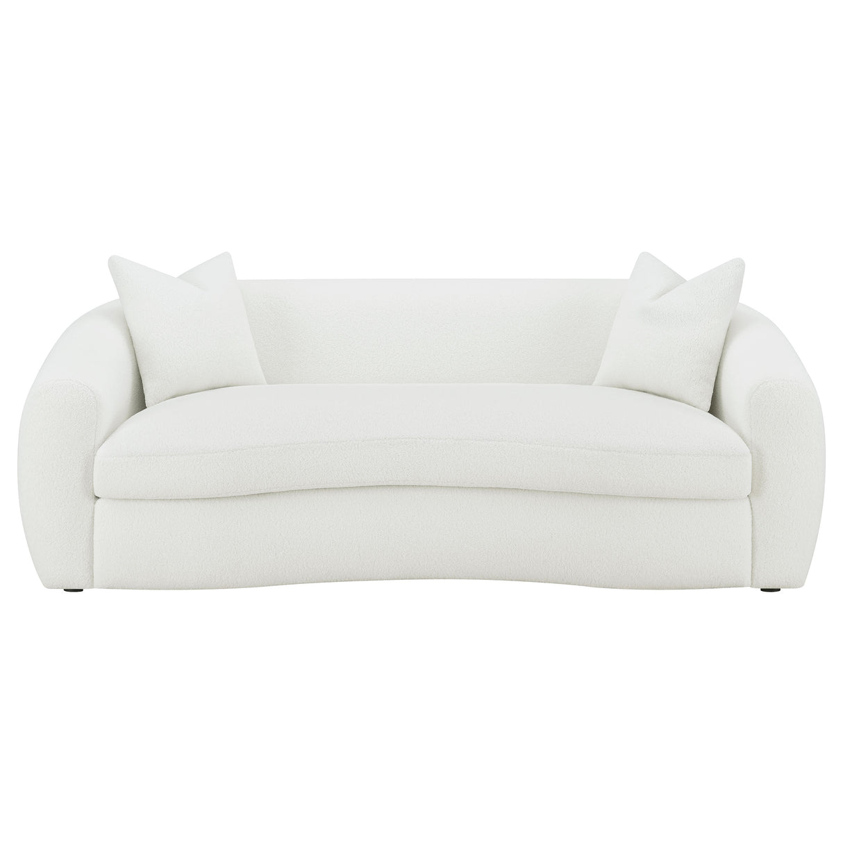 Sofa - Isabella Upholstered Tight Back Sofa White