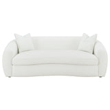 Sofa - Isabella Upholstered Tight Back Sofa White