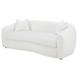 Sofa - Isabella Upholstered Tight Back Sofa White