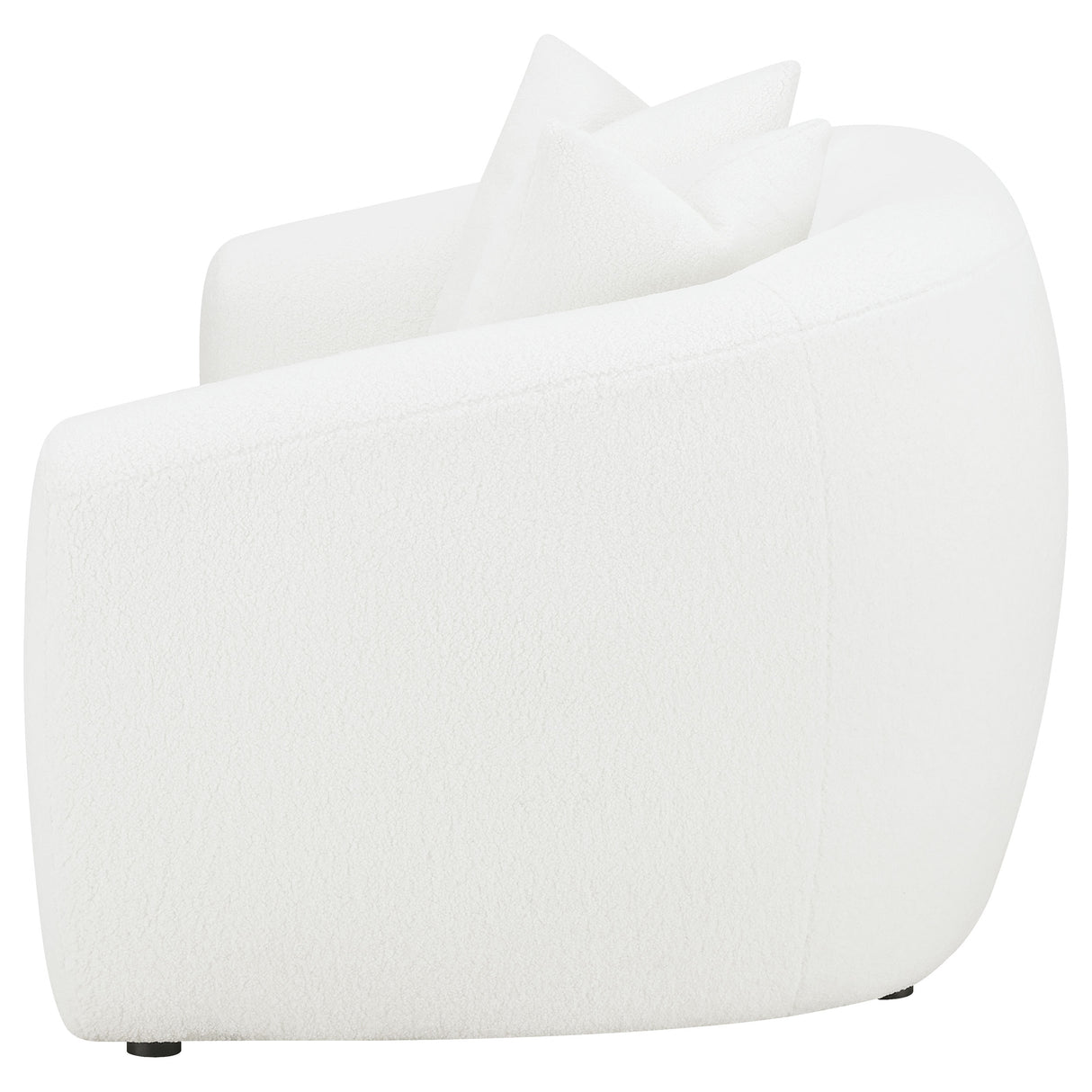 Loveseat - Isabella Upholstered Tight Back Loveseat White