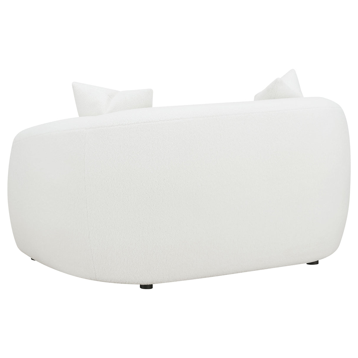 Loveseat - Isabella Upholstered Tight Back Loveseat White