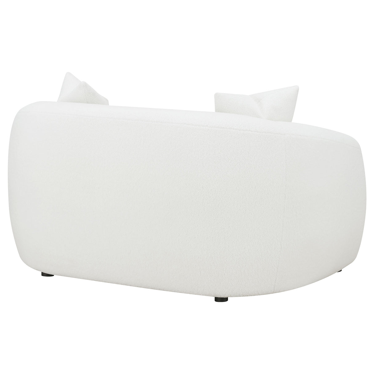 Loveseat - Isabella Upholstered Tight Back Loveseat White