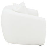 Loveseat - Isabella Upholstered Tight Back Loveseat White