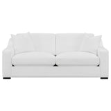 Ashlyn 2 - piece Upholstered Sloped Arms Living Room Set White | Coaster | Home Elegance USA