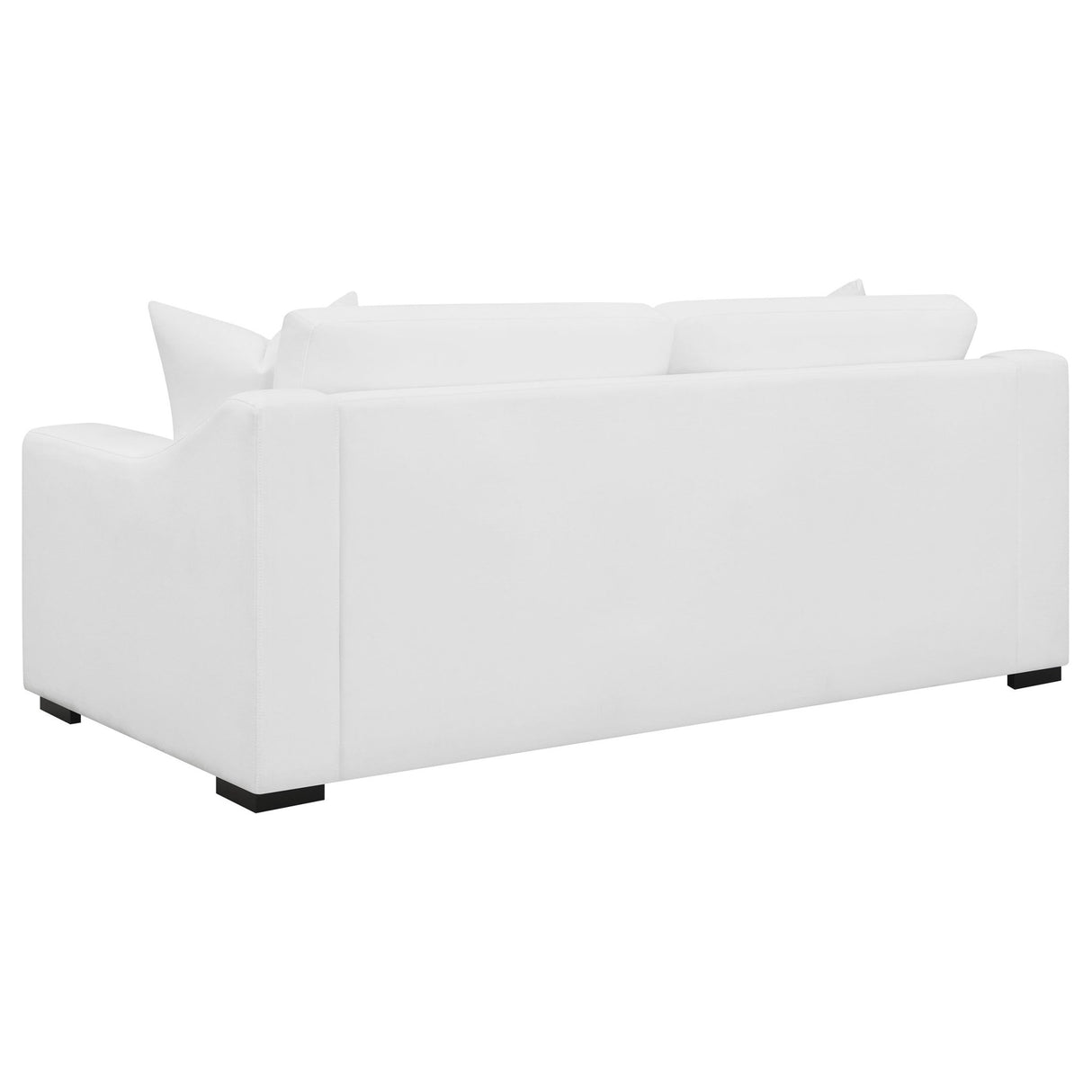 Ashlyn 2 - piece Upholstered Sloped Arms Living Room Set White - 509891 - S2 - image - 4