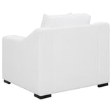 Ashlyn 3 - piece Upholstered Sloped Arms Living Room Set White - 509891 - S3 - image - 10