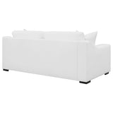 Ashlyn Upholstered Sloped Arms Sofa White | Coaster | Home Elegance USA